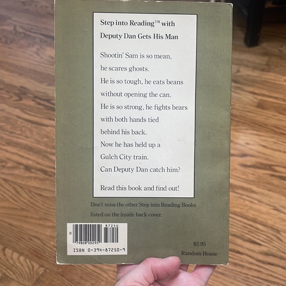 Vintage Deputy Dan Gets His Man book 80s Step Into Reading - Picture 2 of 3